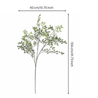 Simulation Elegant Leaf Branch Realistic Look Artificial Foliage Stems Low Maintenance Faux Elegant Leaf Spray for Living Room, Office, Bedroom