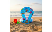 Thickened PVC Children's Buoyancy Vest Buoyant Inflatable Swim Vest Adjustable Buckle for Toddlers, Beginners, Beach, Water Park