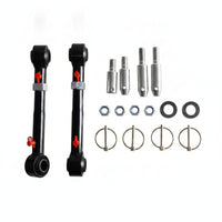 2 Pieces Locking Nuts Chassis Linkage Rod Black Adjustable Linkage Rod