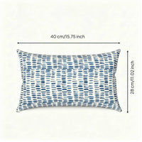 Waterproof Outdoor Chair Pillow Removable Cover Lounge Chair Cushion Securing Strap Chaise Lounge Cushion Concealed Zipper for Poolside, Porch, Beach