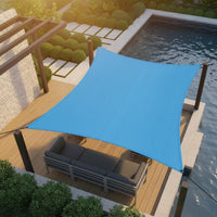 Foldable Triangle Sun Shade Sail Long-Lasting Triangular Garden Awning Tear-Resistant Garden Sun Sail High-Density Material for Swimming Pool, Backyard, Deck, Camping