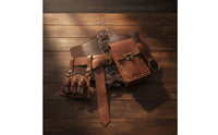 Lace-up Waist Belt Steampunk PU Leather for Cosplayers, Entertainers, Historical Reenactment Fair, Halloween