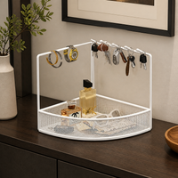 Metal Jewellery Organiser, Modern Minimalist Key Holder for Desk, Freestanding Key Organiser for Entryway Countertop