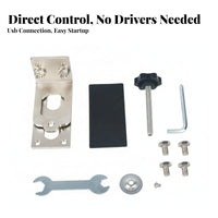 Sim Racing Handbrake Two-Mode Spring-Loaded Hall Sensor USB E Brake Plug-and-Play Usb Gaming Handbrake