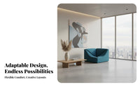 Influencer design & aesthetics fluffy Couch plush contour U-Shaped sectional Seating low-slung Living Room Furniture sturdy Construction for Interior Designers, homeowners, Families, Modern Home, Lounge Area