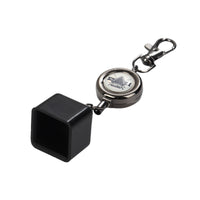 Compact Pool Chalk Holder with Retractable Cord Keychain-Style Chalk Holder with Retractable Cord Attach-on Accessories Convenient