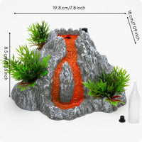 Mountain  Model  with Water Dispenser Mist-Spraying Mountain Model Ornament Interactive Toy for Kids, Teachers, Desk