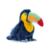 Toucan Stuffed Toy Super Soft Stuffed Toucan Fuzzy Cuddly for Children, Nursery, Shelf Display