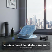 Non-Slip Textured Surface Adjustable Calf Stretcher Heavy Duty 200kg Capacity Incline Stretch Board Stable Triangular Structure Standing Leg Stretcher Improves Flexibility for Runners, Athletes, Physical Rehabilitation, Home Gym, Office