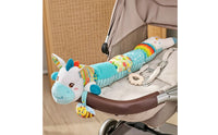 Stuffed Unicorn with Loop Soft Toy Unicorn Baby Comfort Toy Sensory Textured for Babies, Crib, Nursery