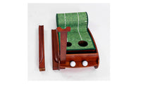Indoor Putting Green with Automatic Return Alignment Markers Golf Putting Mat with Ball Return Double-Size Holes Athletic Gear for Home, Office