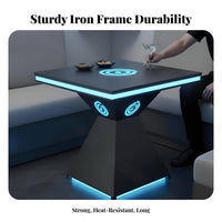 adaptable Combination High-Top Bistro Table with Chairs Modern design Bar Furniture Set Sturdy Frame Booth Seating long-lasting Construction for Restaurant Managers, Interior Designers, KTV Lounge, Cafe, Patio, Balcony