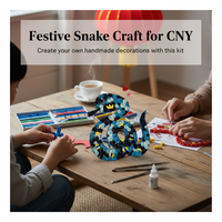 2025 Year of the Snake Quilling Art DIY Material Kit for Beginners