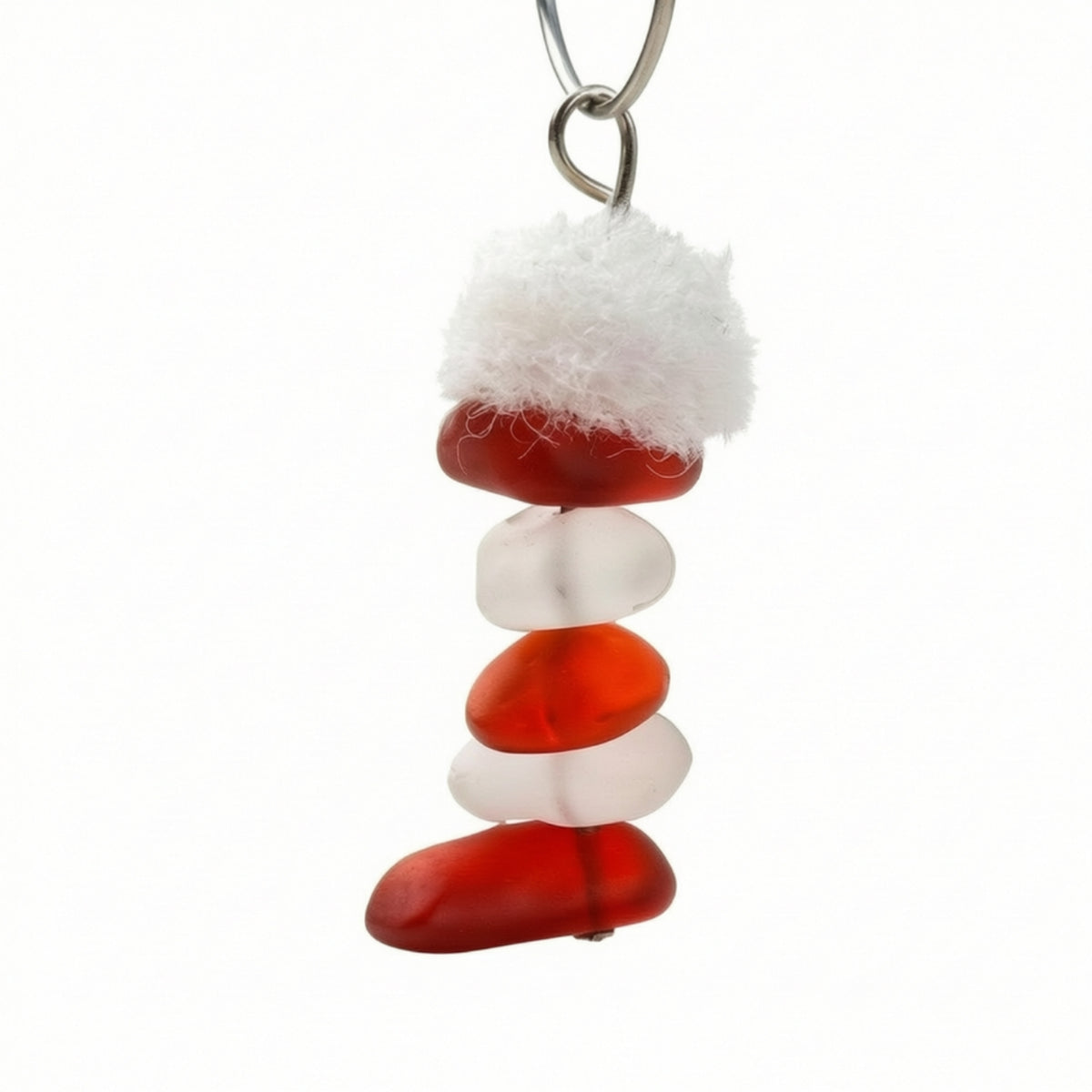 Sea Glass Ornament Beach Sea Glass Ornament with Wire Hanger Festive Hanging Decoration for Window Display