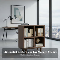 Multi-Purpose Accent Console with Doors Long-Lasting and Sturdy Modular Unit with Flip-up Doors Easy Assembly Bookshelf Robot Vacuum Friendly for Book Lovers, Homeowners, Interior Decorators, Study, Living Room, Bedroom, Hallway