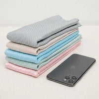 Fish Scale Microfibre Cloth, Highly Absorbent Cleaning Cloths for Glass and Mirrors, Reusable Microfiber Blend