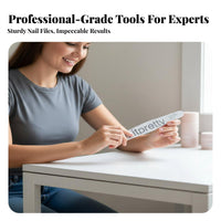 Nail File and Set Sturdy Grit Double-Sided Nail File Versatile Washable Emery Board for DIY Manicurists, Beginners, Manicure, Home, Travel