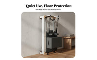 Pilates Reformer Space-Saving Foldable Pilates Reformer Professional Grade Fitness Equipment for Professionals, Beginners, Flexibility Studio
