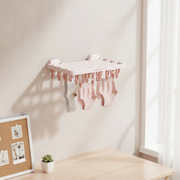 Folding Clothes Drying Rack Detachable Foldable Wall Mounted Clothes Drying Rack Laundry Hanger Easy to Install Discreet
