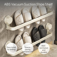 Suction Wall Mounted Slipper Rack Shoe Organizer
