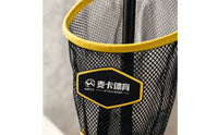 Telescopic Ball Picker with Basket Freestanding Ball Basket with Handle Portable Pickleball Retriever Easy Picking for Coaches, Training Sessions