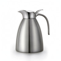 Coffee Carafe with Push Button Lid Rustproof Thermal Carafe Thermal Pitcher with Handle for Caterers