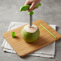 Effort Saving Coiled Loaded Coconut Drill Safe to Use Fruit Tool for Home Bar