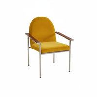 Upholstered Dining Chair Comfortable Upholstered Armchair Supportive Dining Chair for Bedroom