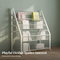 book display unit with Toy Bins Multifunctional Kids Shelving Unit with Bins for Parents
