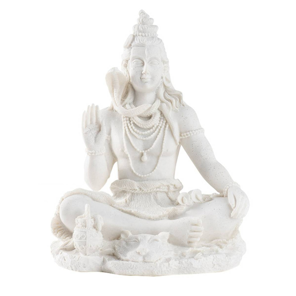 Shiva Figurine Meditating Shiva Statue with Spiritual Hindu Idol for Stretching Practice Practitioners