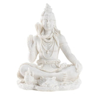 Shiva Figurine Meditating Shiva Statue with Spiritual Hindu Idol for Stretching Practice Practitioners