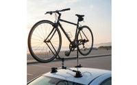 Car Roof Cycle Carrier Vacuum-Mount Suction Cup Bike Rack Portable for Cyclists