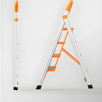 Folding Step Ladder Foldable Household Ladder Anti-Slip Step Stool with Handrail for Homeowners, Kitchen, Garage, Closet