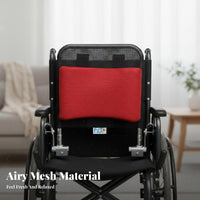 Breathable Mesh Adjustable Wheelchair Headrest Easy Installation Wheelchair Headrest Ergonomic Design Adjustable Neck Support Pillow Soft & Comfortable for Elderly, People with Disabilities, Patients, Daily Use, Hospital, Nursing Home, Outdoor
