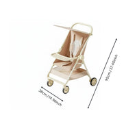 High View Lightweight Travel Stroller Detachable Sun Canopy Infant Stroller Reclining Seat for Toddlers