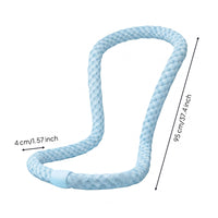 Fitness Hoop Woven-Look Massage Exercise Hoop Portable Exercise Gear