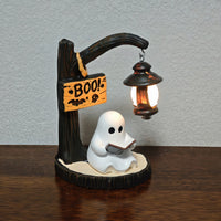 Halloween Witch Lamp Tabletop Decor