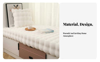 Thickened Cushiony Bay Window Mat Soft and Comfortable Cushiony Bay Window Cushion Non-Slip Backing for Homeowners, Balcony, Bedroom