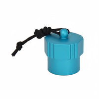 DIN Dust Cap Aluminum Alloy First Stage Dust Plug With Lanyard Diving Gear