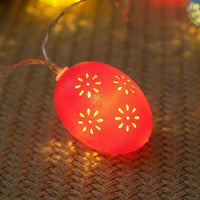 Easter Egg Festive Atmosphere LED Cracked Egg Lights Creative Design Lighted Easter Garland for Homeowners, Living Room, Bedroom, Mantel