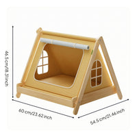 Dog Bed Tent Triangular Dog Triangular Pet Tent Quickly Assembled Pet Teepee for Small Dogs