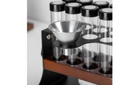 10 Pieces Vent Valve Sealed Bean Tube Set Adjustable Aroma Bottle Stand Multi-Use for Cafe, Countertop