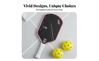 Lightweight Design 16mm Pickleball Paddle Large Sweet Area Pickleball Paddle Wear-Resistant for Adults, Training, Recreational Play, Outdoor