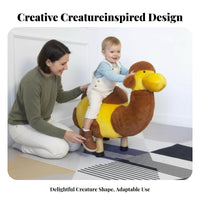 creature Shape Camel Stool Nordic aesthetic Cushioned Accent Seat perfect Housewarming Gift Home Decor playful Design for Children, Homeowners, Entryway, Living Room, Playroom, study corner