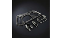 5 Pieces Center Console Panel Trim Sporty Gear Shifts Panel Cover Decorative for Car Enthusiasts