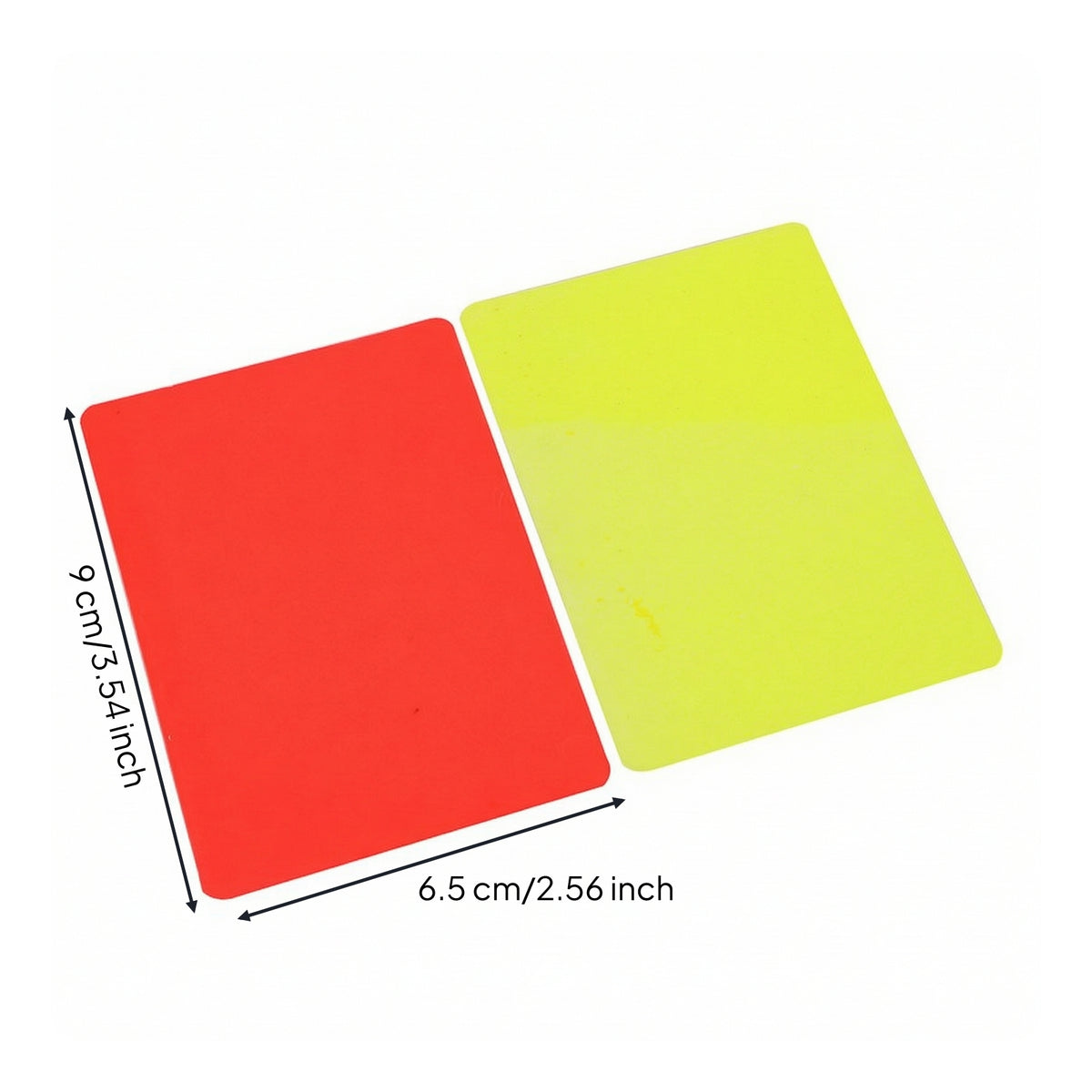 Official Referee Cards Professional Soccer Penalty Cards High Visibility Sports Gear Pocket-Sized for Referees, Coaches, Football Games