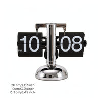 Retro Flip Clock Vintage Flip Clock Analog Large Numbers for Desk, Office