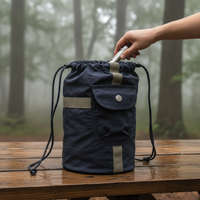 Drawstring Cinch Backpack for Outdoor Sports, Camping, and Travel - Lightweight & Waterproof Storage Bag
