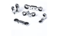 5 Pieces Portable Flex Head Ratchet Wrench Set Quick Use Ratcheting Wrench Set Compact Case Repair Tool Anti-Slip Grip for Garage, Workshop