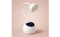 Nail Lamp with Gooseneck Rechargeable Gooseneck Nail Lamp Cordless Flexible for Manicurists, Home Manicure